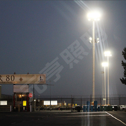 元亨LED高杆灯应用于美国旧金山港口项目